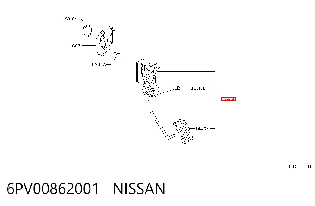 Педали газа на Nissan Almera II N16