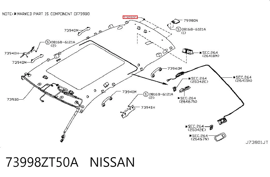 73998ZT50A Nissan/Infiniti 