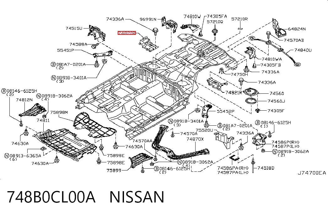 748B0CL00A Nissan/Infiniti