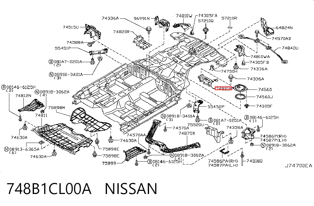 748B1CL00A Nissan/Infiniti