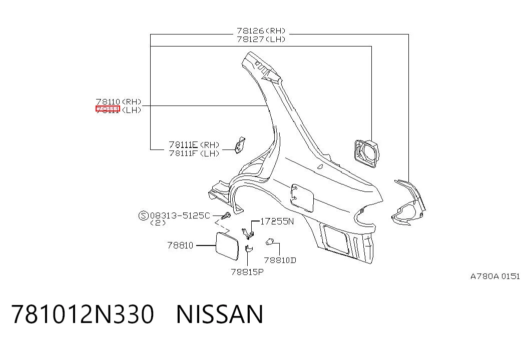 781012N330 Nissan/Infiniti