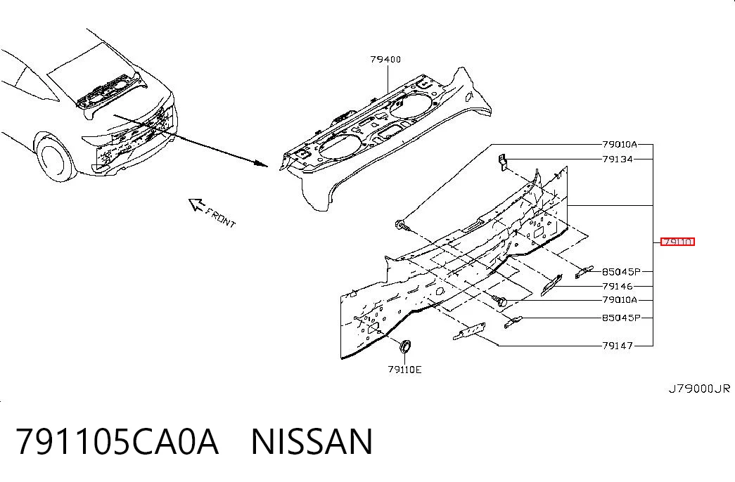 791105CA0A Nissan/Infiniti