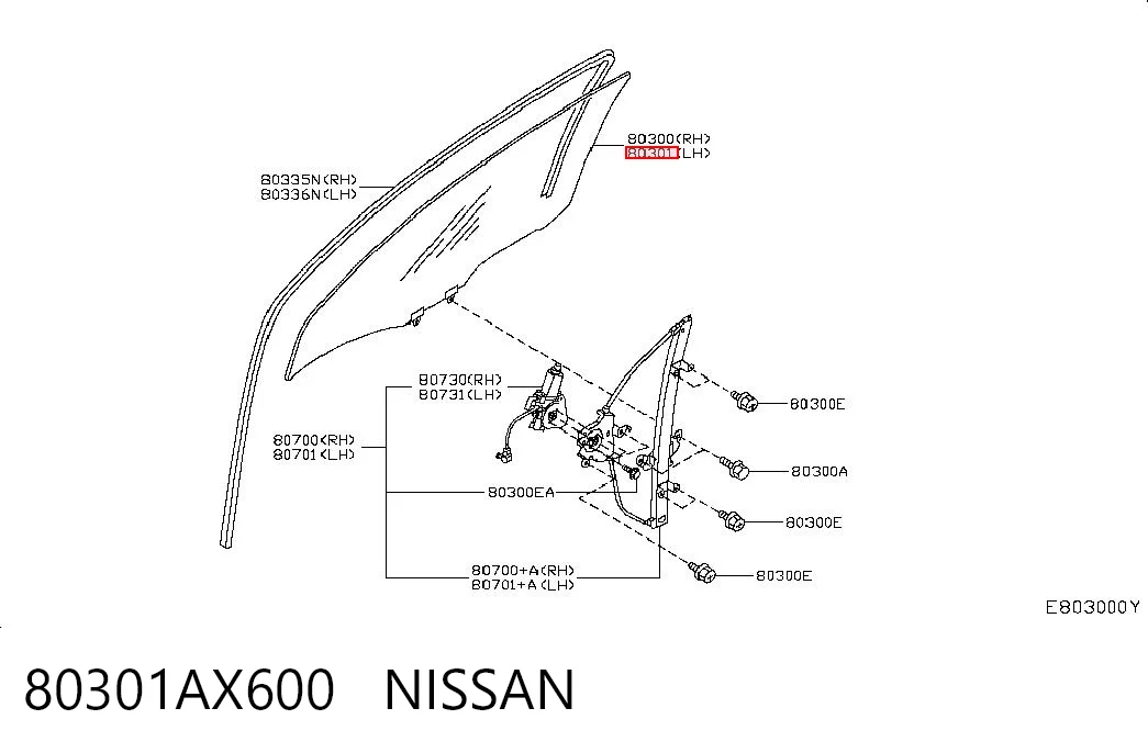 80301AX600 Nissan/Infiniti