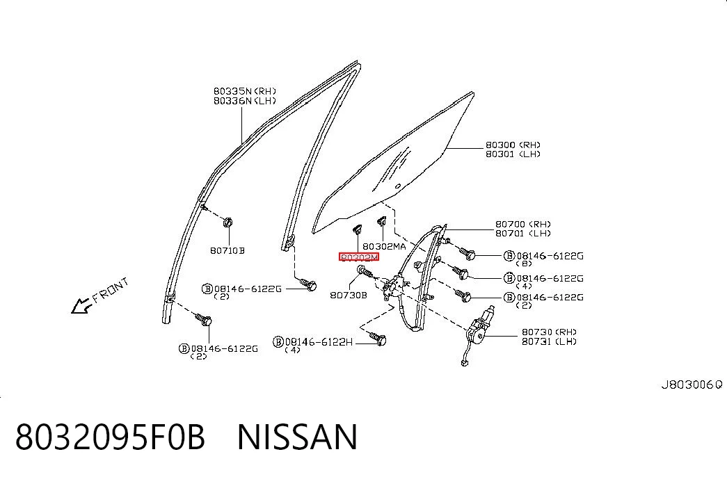 8032095F0B Nissan/Infiniti