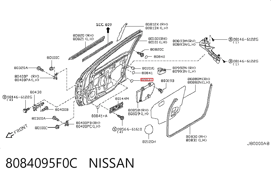 8084095F0C Nissan/Infiniti