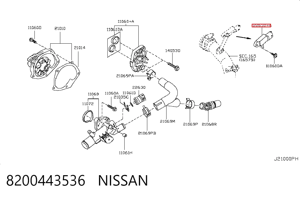  Датчик абсолютного давления Nissan JUKE 