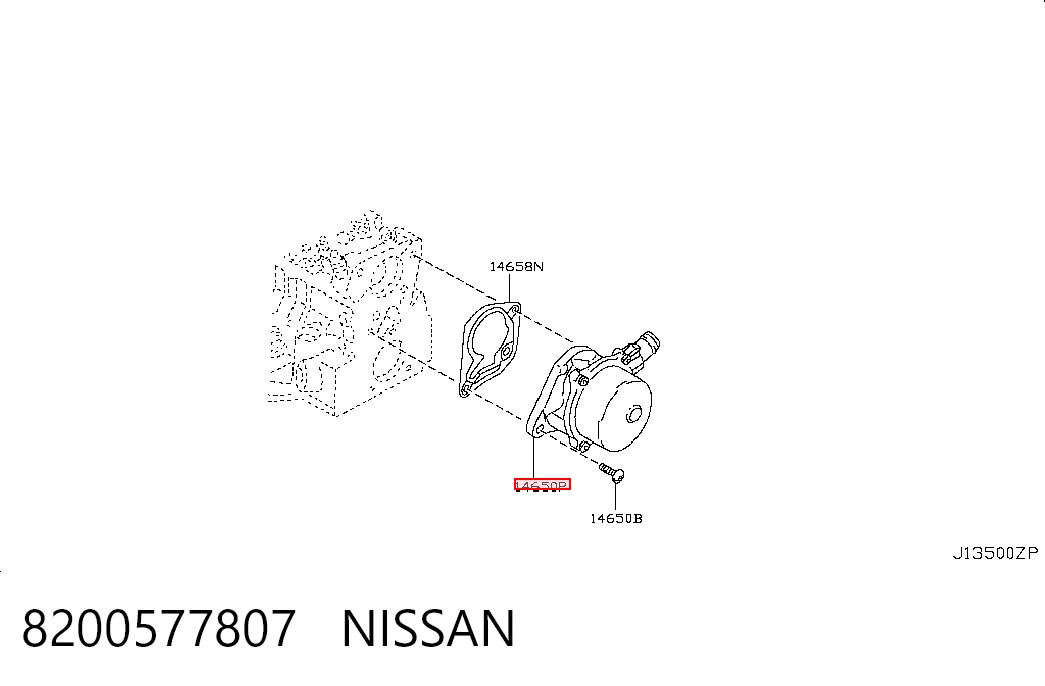  Вакуумный насос Nissan Qashqai 1