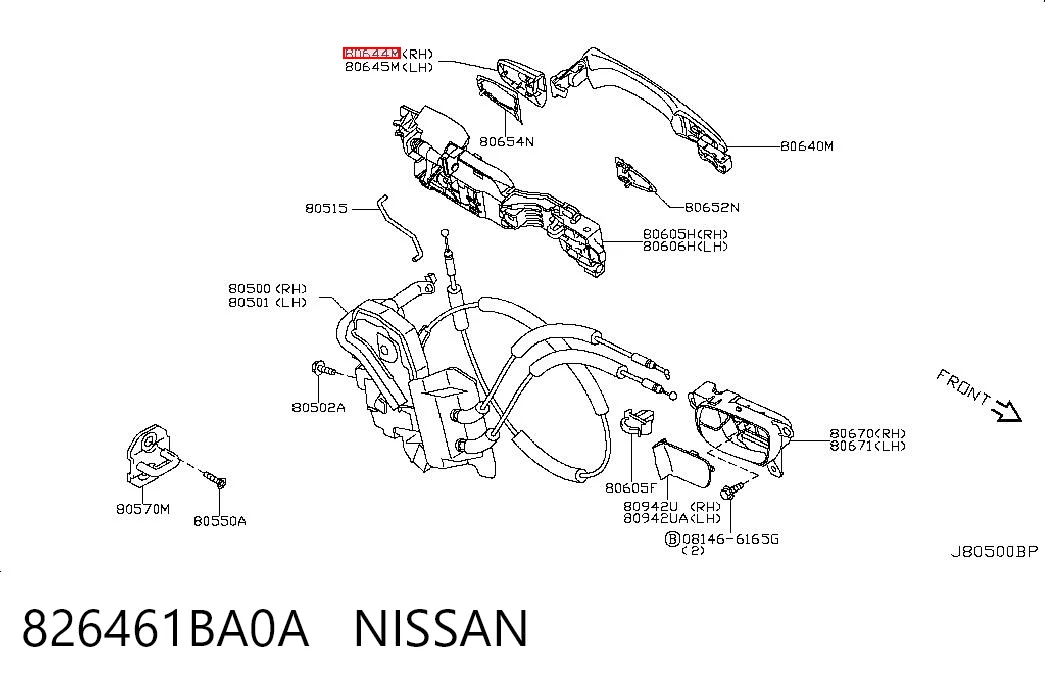826461BA0A Nissan/Infiniti 