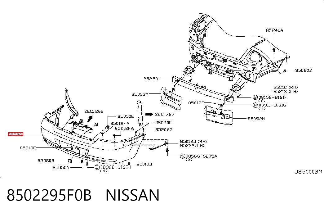 8502295F0B Nissan/Infiniti