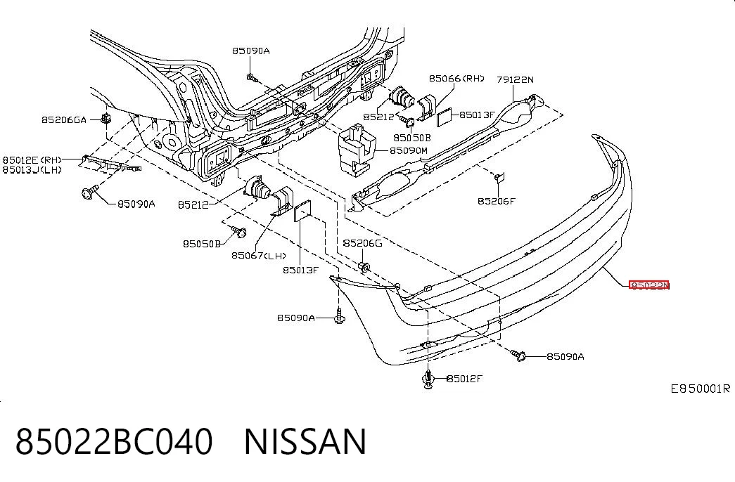 85022BC040 Nissan/Infiniti