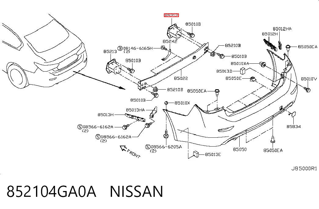 852104GA0A Nissan/Infiniti 