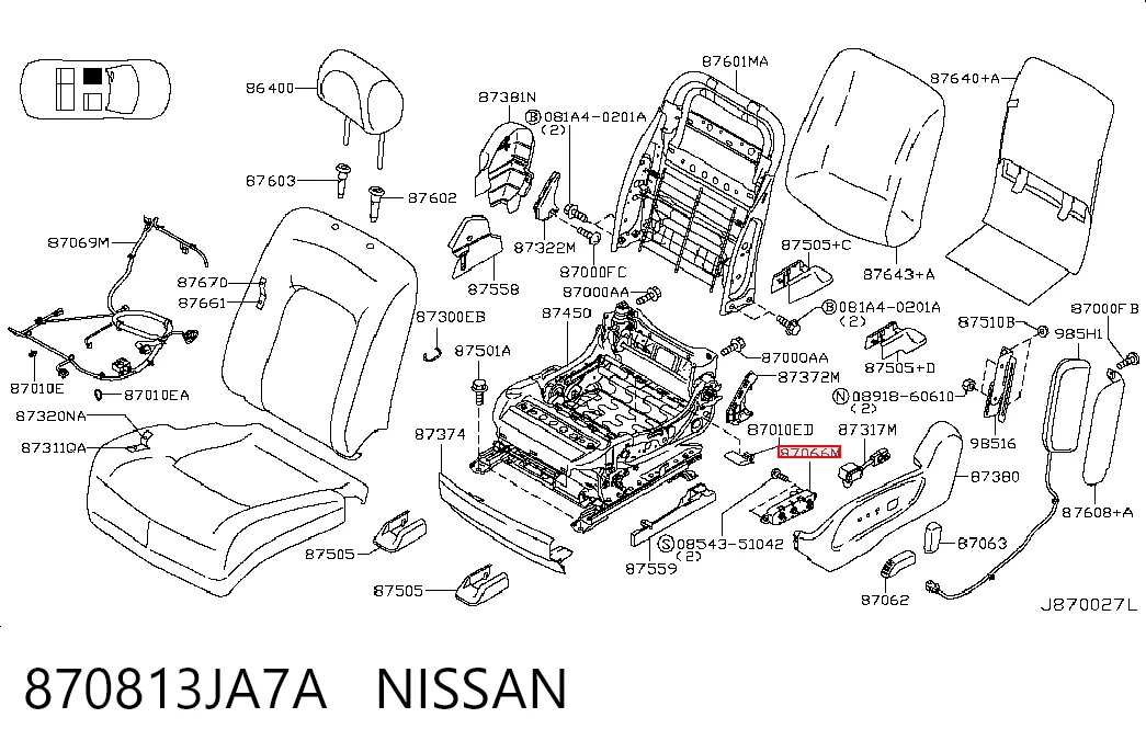 870813JA7A Nissan/Infiniti 