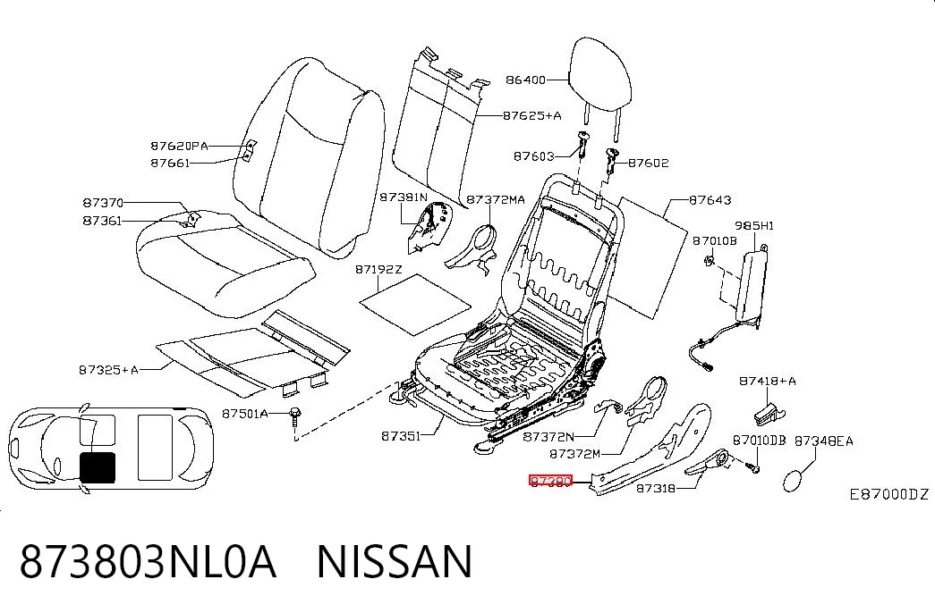 873803NL0A Nissan/Infiniti