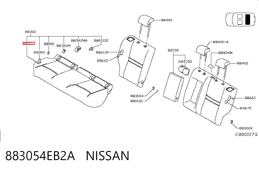 883054EB2A Nissan/Infiniti