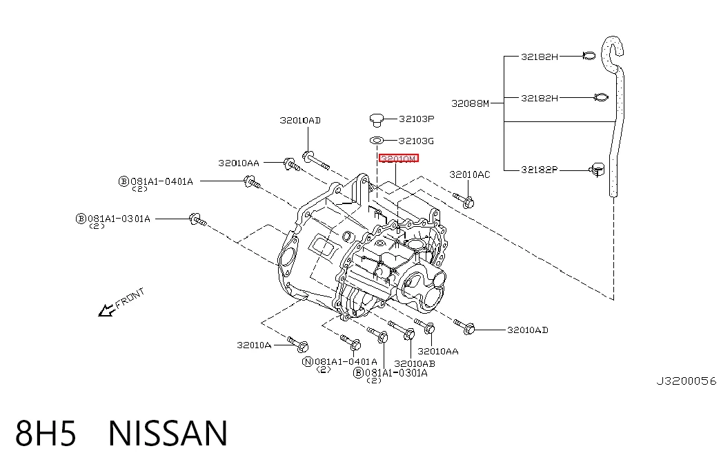 8H5 Nissan/Infiniti КПП в сборе