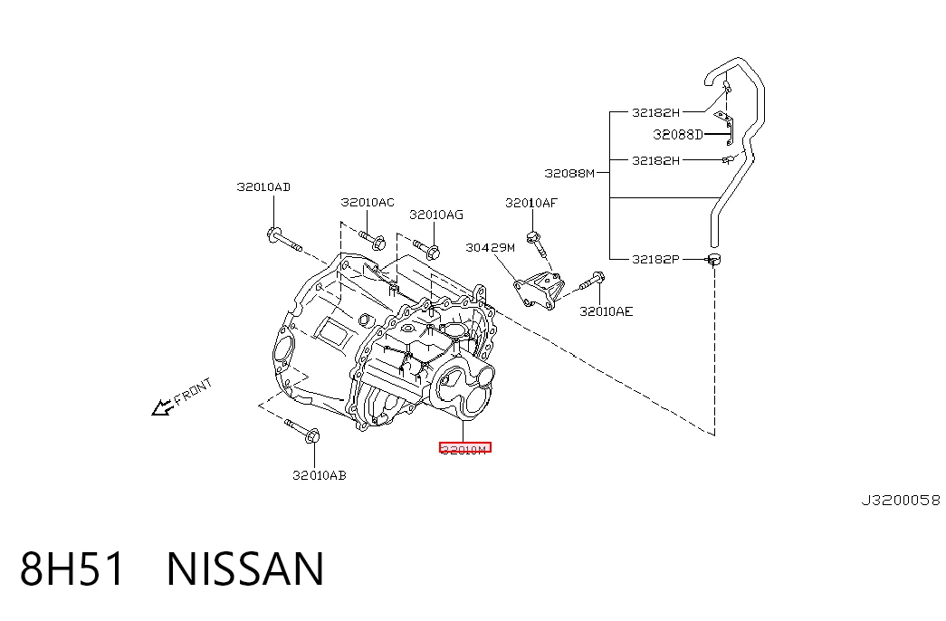 8H51 Nissan/Infiniti КПП в сборе