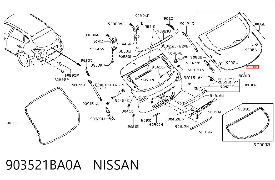 903521BA0A Nissan/Infiniti