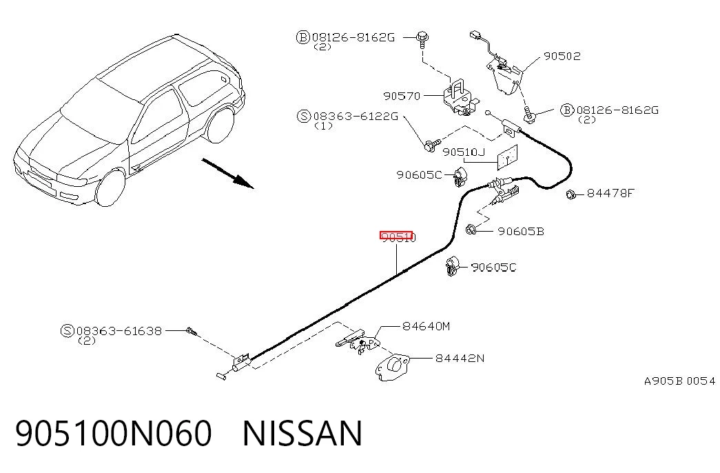 905100N060 Nissan/Infiniti