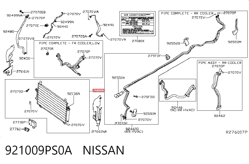 921009PS0A Nissan/Infiniti Конденсатор