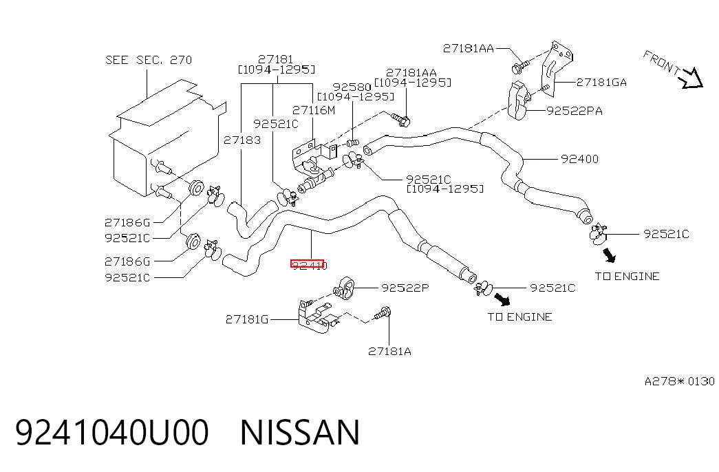 9241040U00 Nissan/Infiniti 