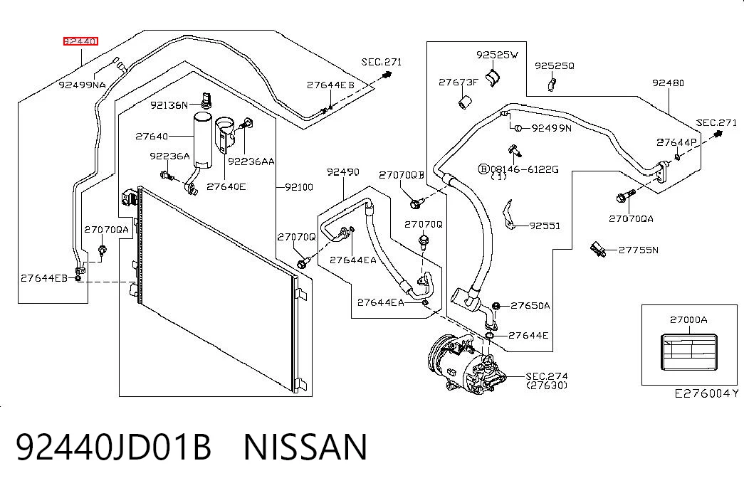 92440JD01B Nissan/Infiniti