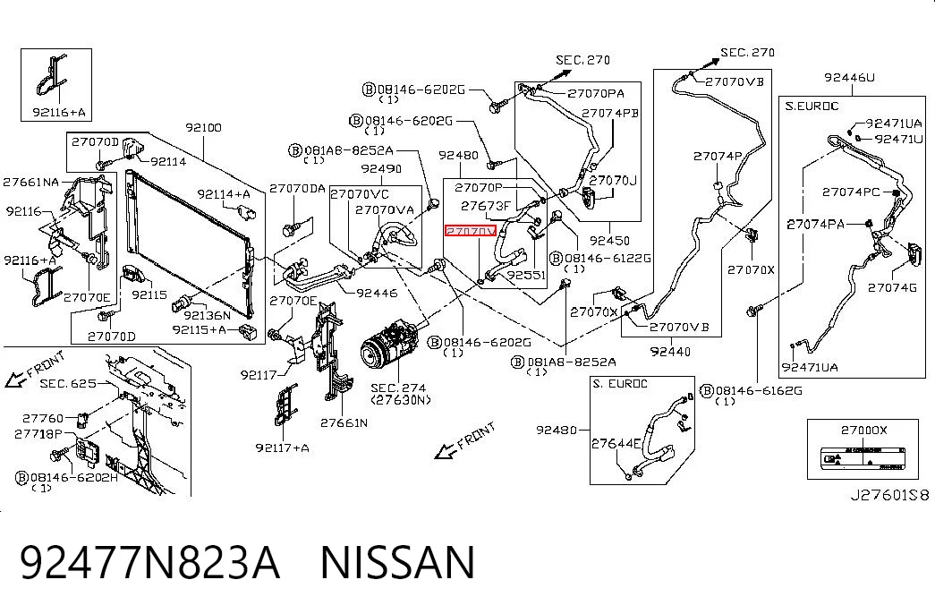 92477N823A Nissan/Infiniti