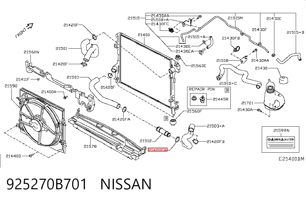 925270B701 Nissan/Infiniti