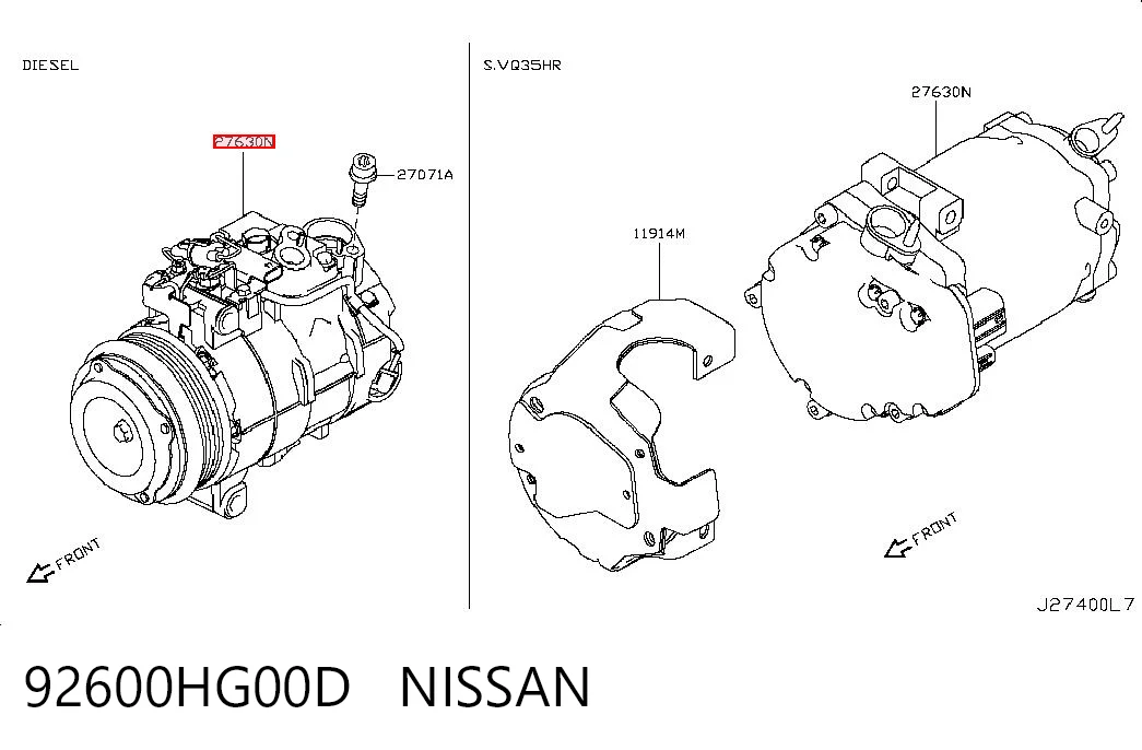 A000830500080 Mercedes Компрессор хладагента