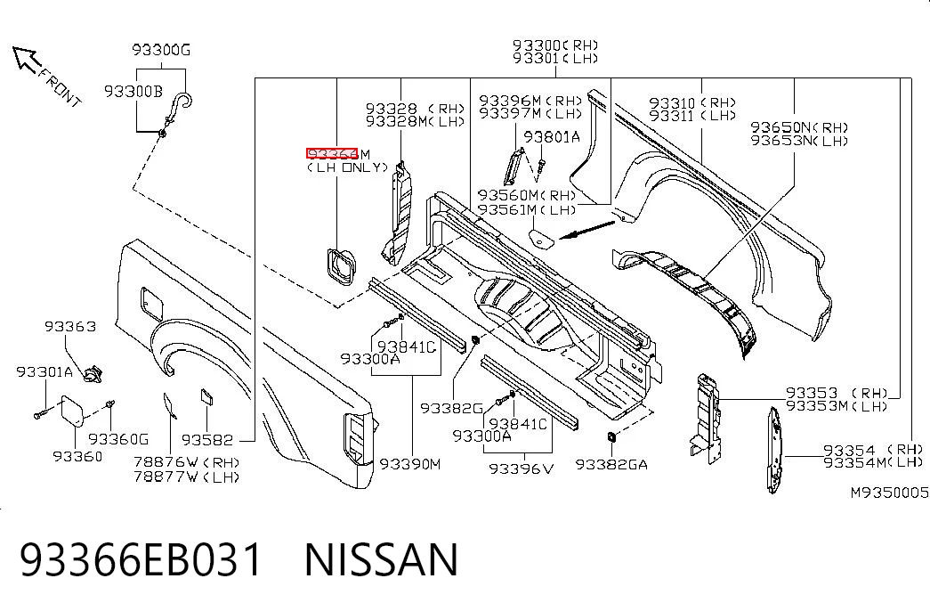 93366EB031 Nissan/Infiniti