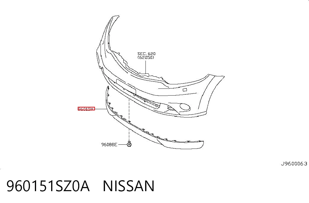 960151SZ0A Nissan/Infiniti