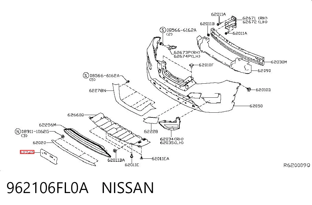 962106FL0A Nissan/Infiniti 