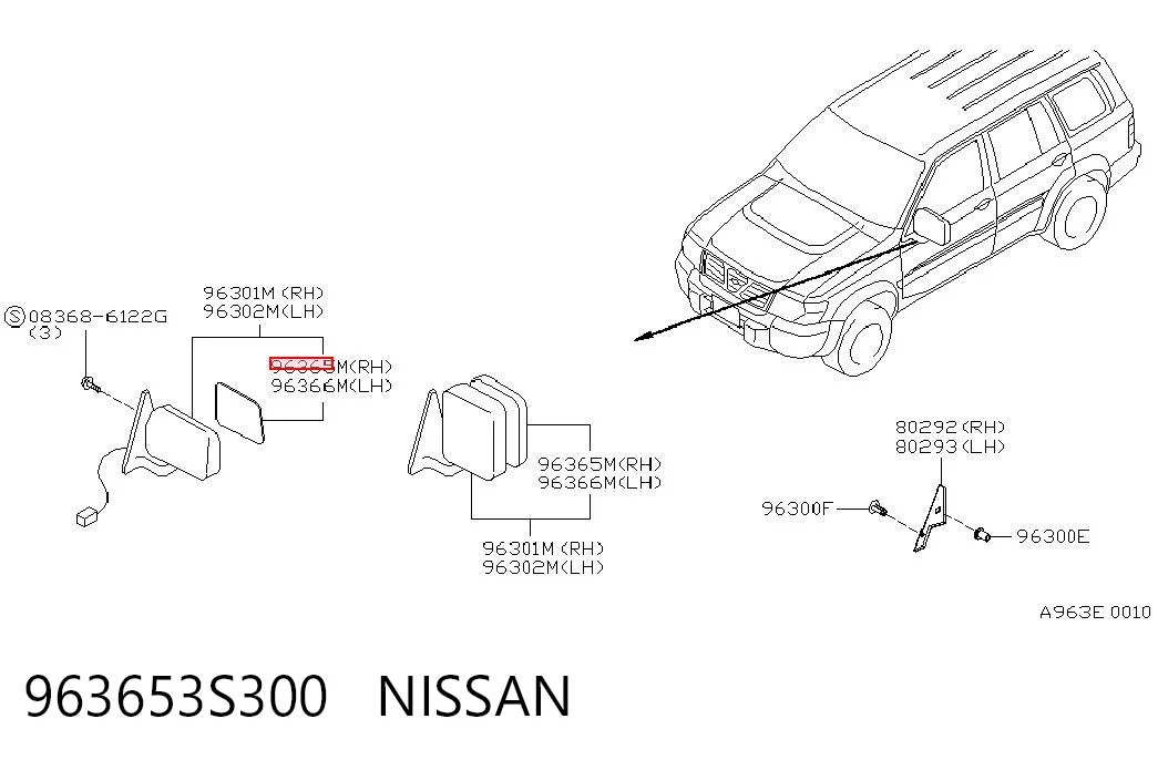 963653S300 Nissan/Infiniti
