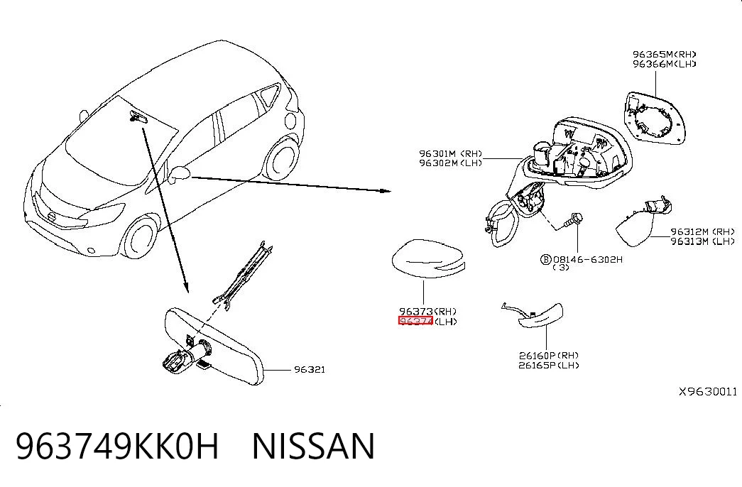 963749KK0H Nissan/Infiniti 