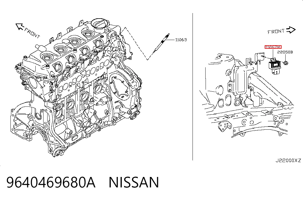 9640469680A Renault (RVI) Реле свечей накала