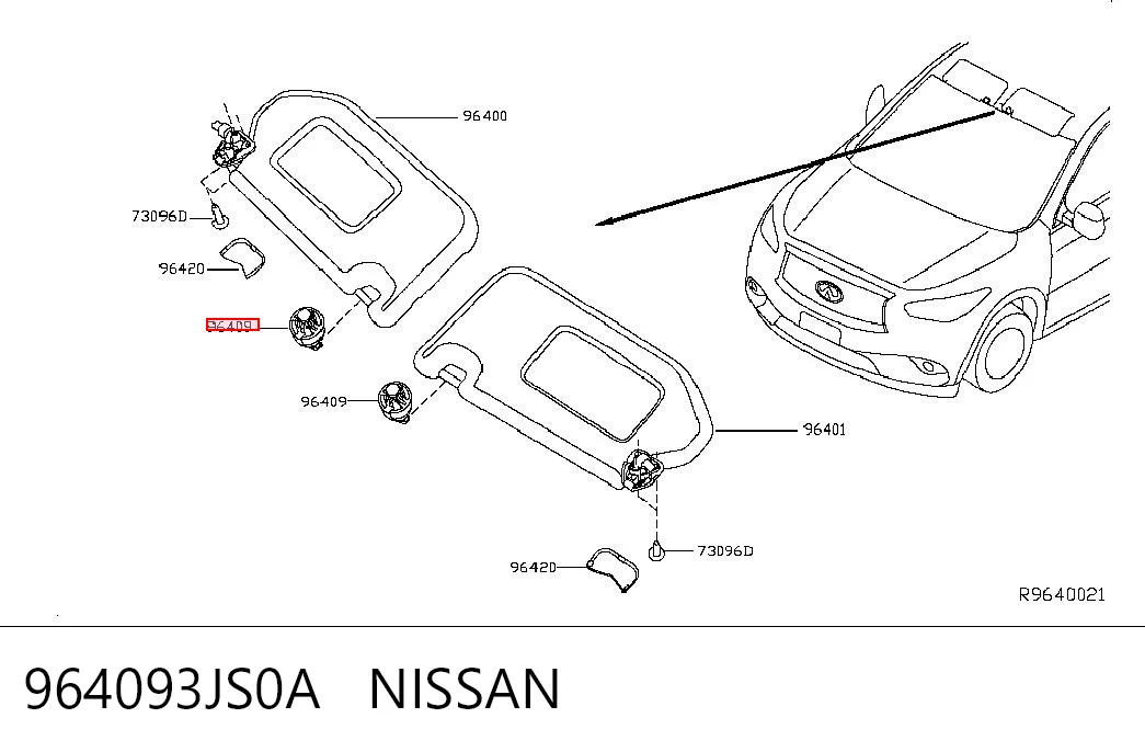 964093JS0A Nissan/Infiniti 