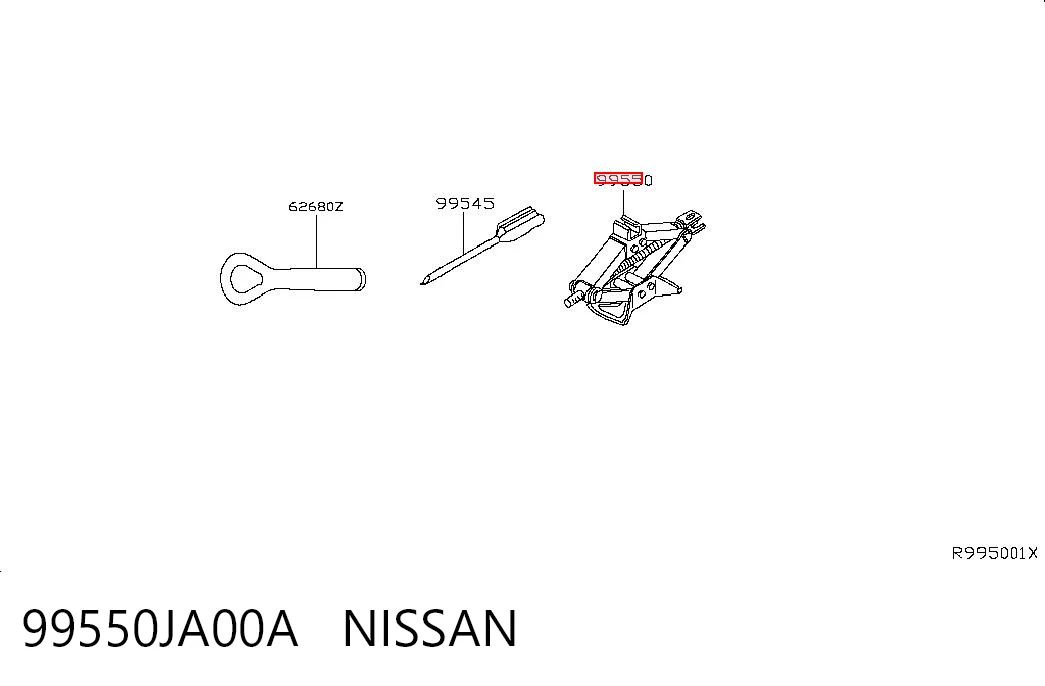 99550JA00A Nissan/Infiniti 