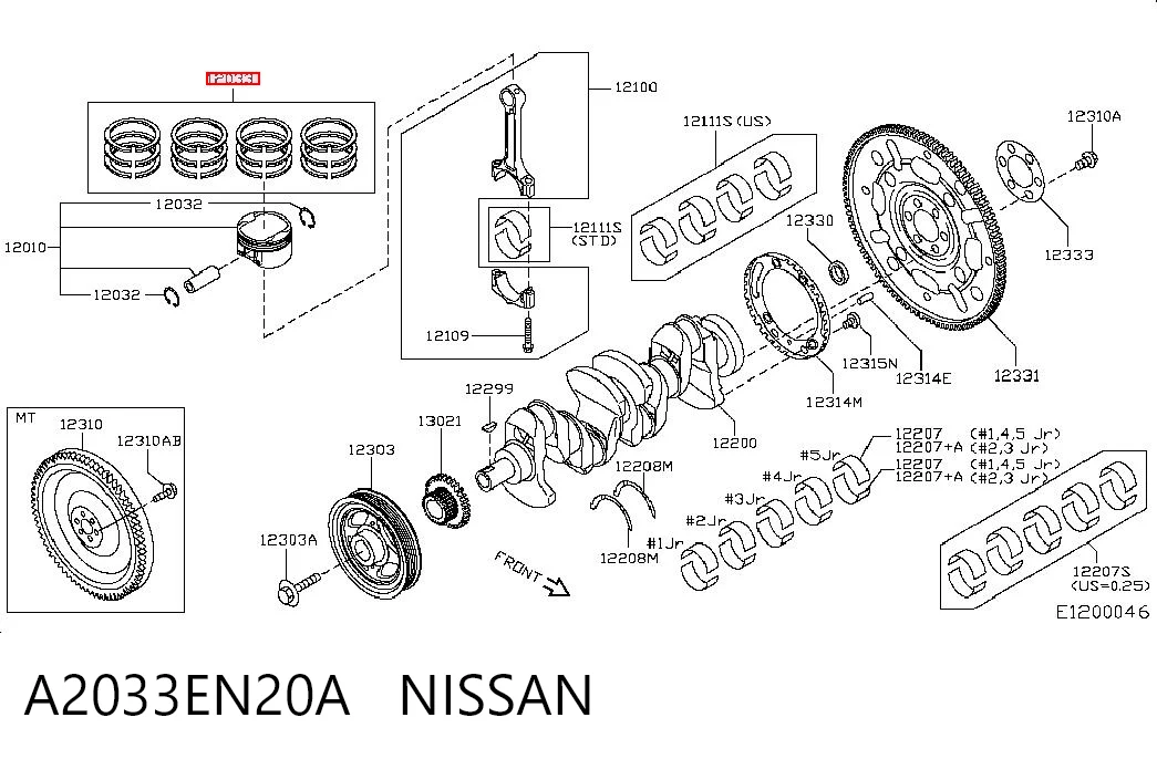 A2033EN20A Nissan/Infiniti