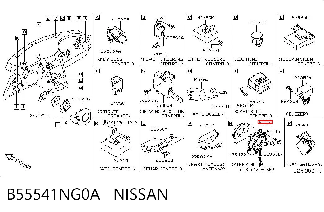 Контактное кольцо подушки безопасности Niles NSL0453 цена, от 53.33 USD