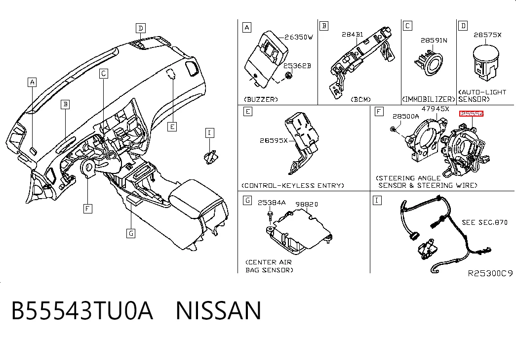 Купить 30959216 AND Шлейф Airbag