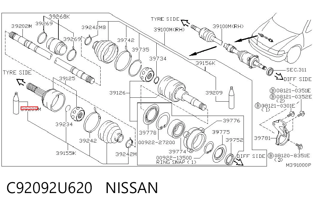 Купить F3D2203200 BYD Смазка для шрусов