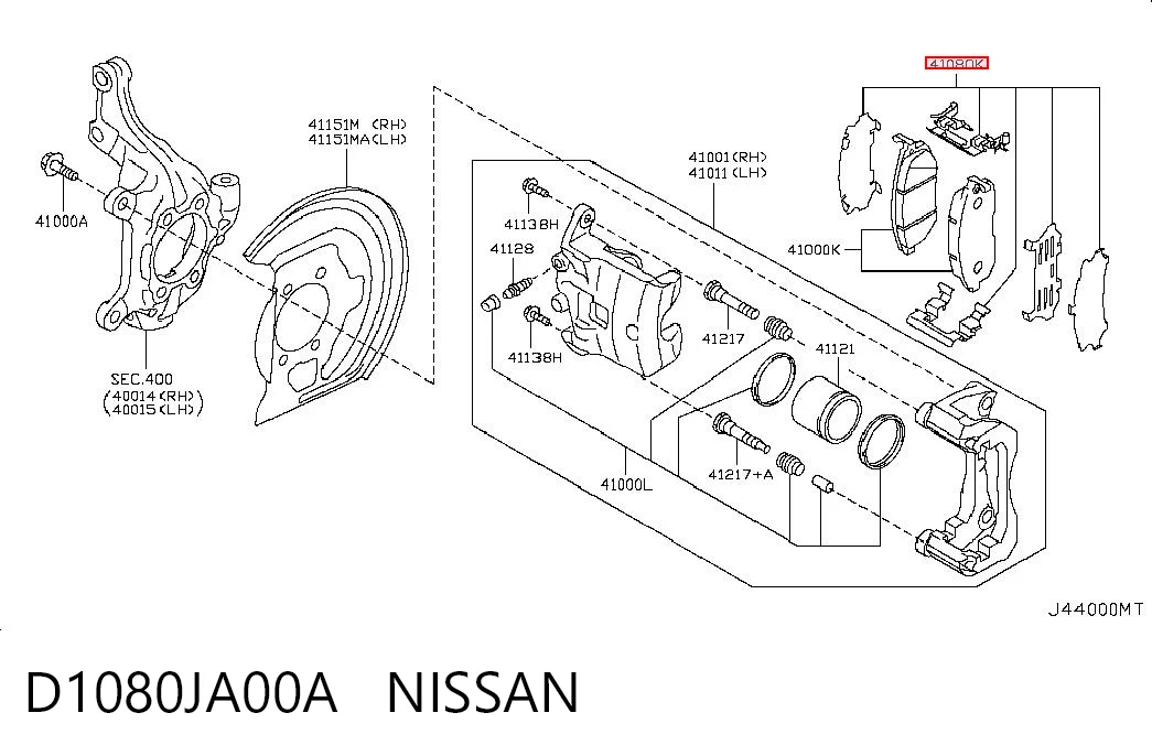 D1080JA00A Nissan/Infiniti 