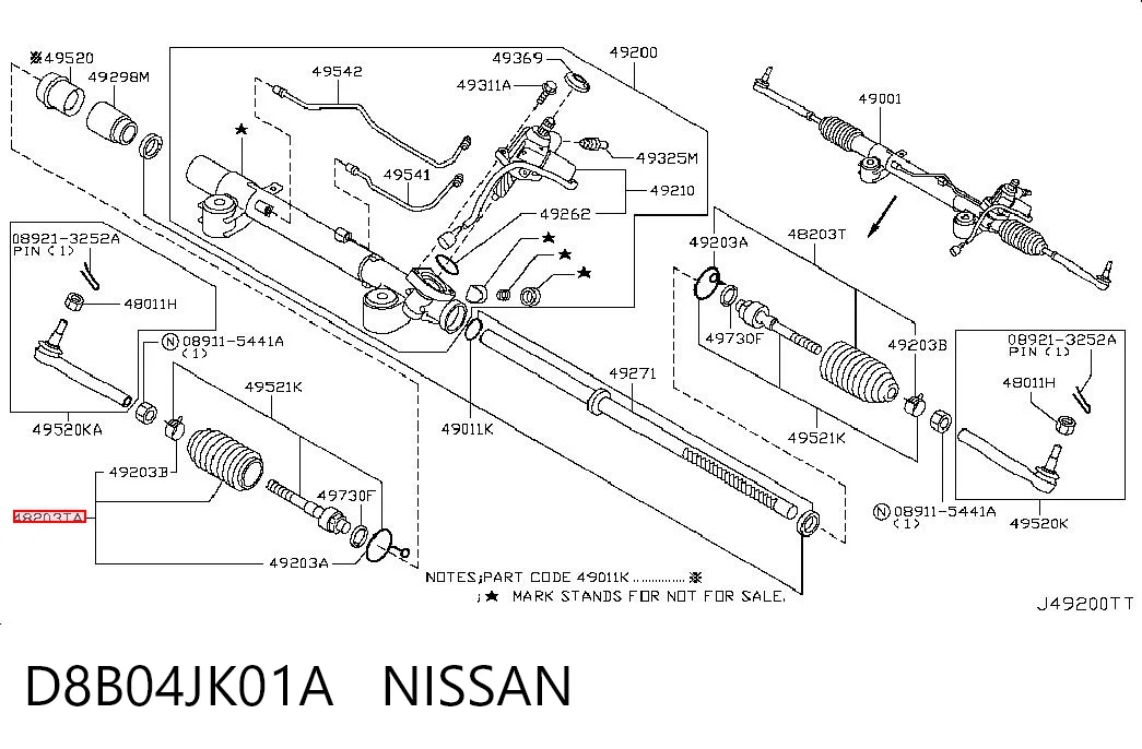 D8B04JK01A Nissan/Infiniti