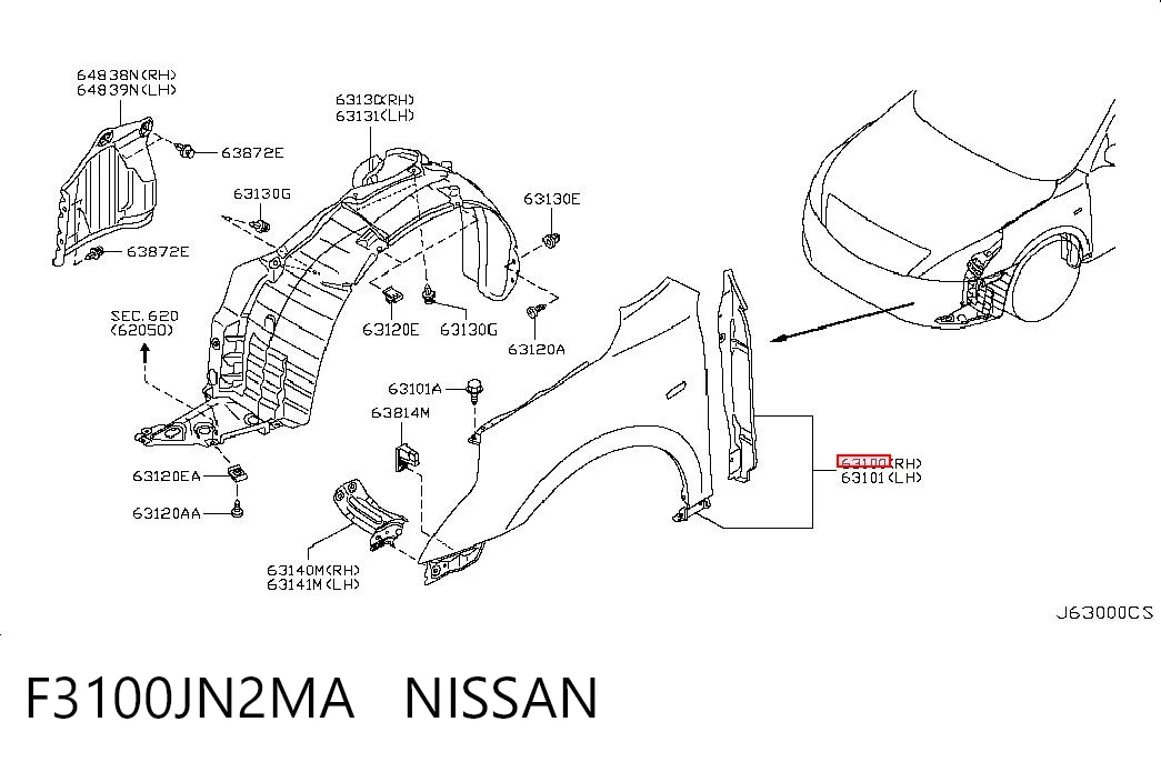 F3100JN2MA Nissan/Infiniti