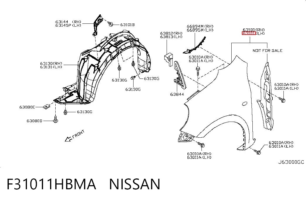 F31011HBMA Nissan/Infiniti