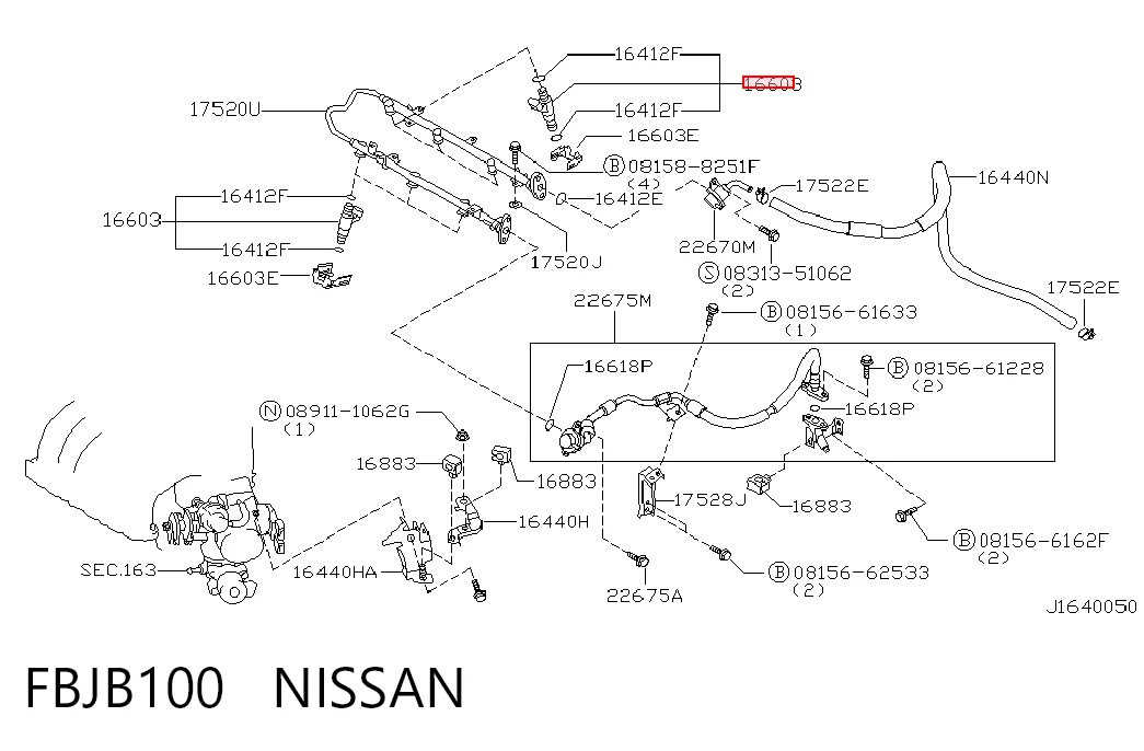 Топливные форсунки на Nissan Teana  J31