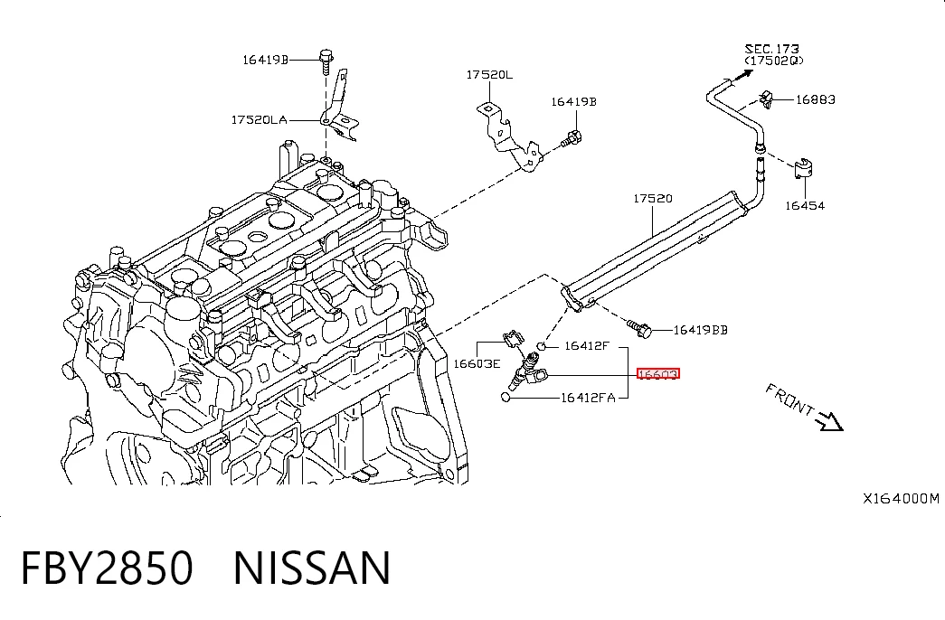 Топливные форсунки на Nissan Tiida  C11X