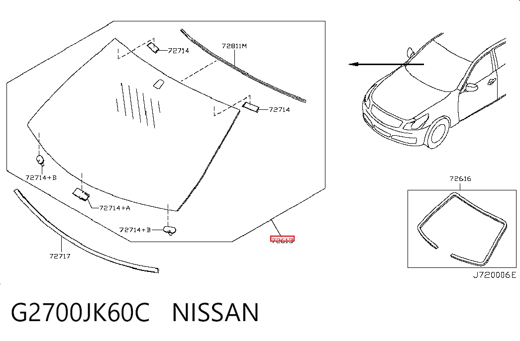 Купить AB66655A XYG Ветровое стекло