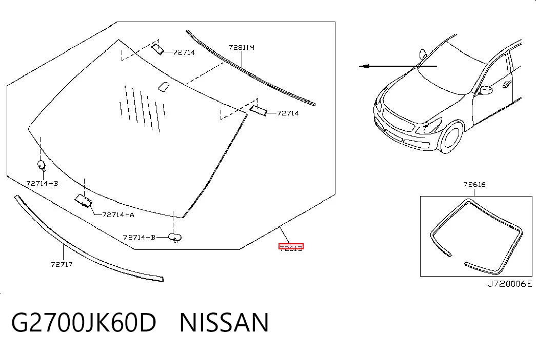 Лобовое стекло AB66655A XYG