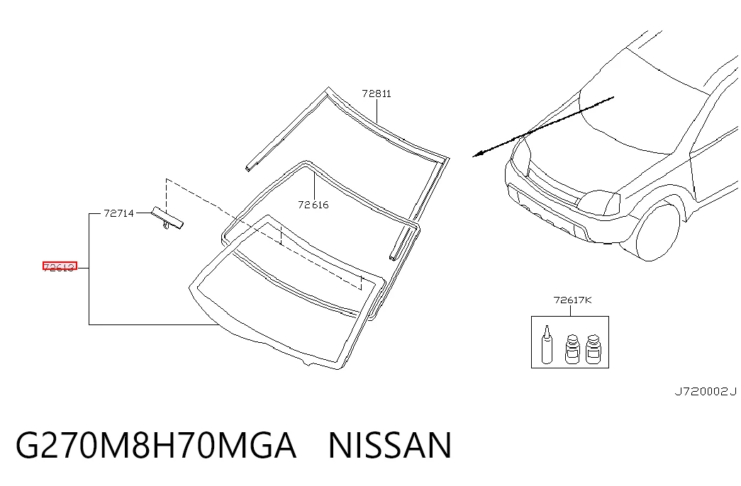 Лобовое стекло AB59640A Pilkington
