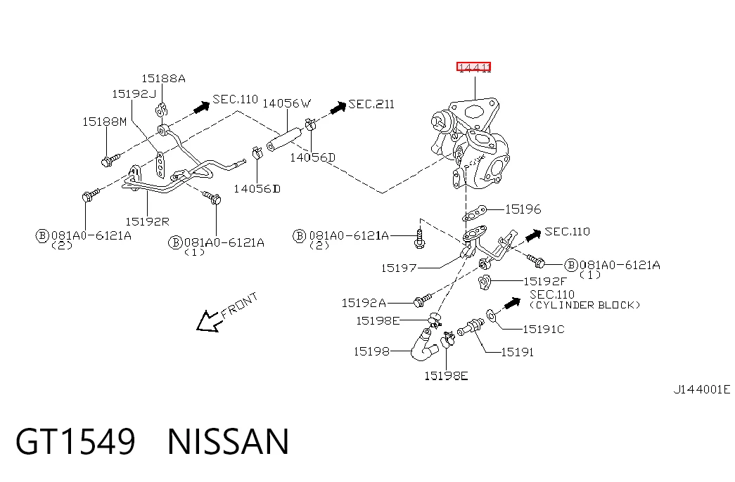 Турбонаддув на Nissan Almera II N16
